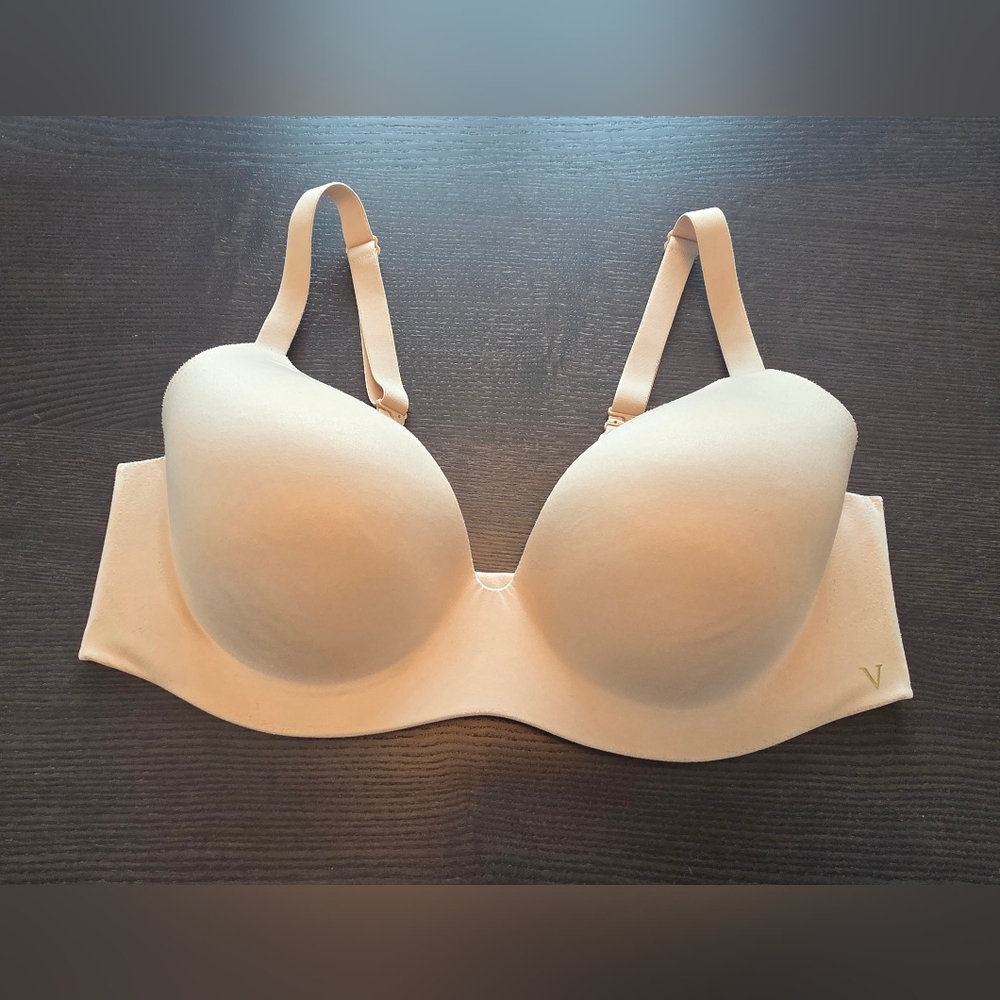 Victoria’s Secret Perfect Coverage Bra~Nude Beige~ Convertible Straps~Size 36C